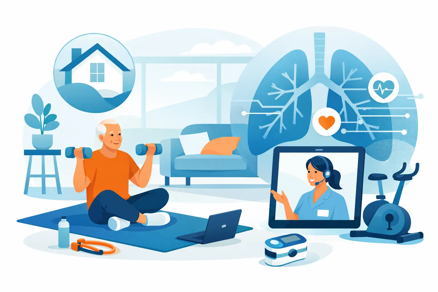 Is a Home Pulmonary Rehabilitation Program Right?