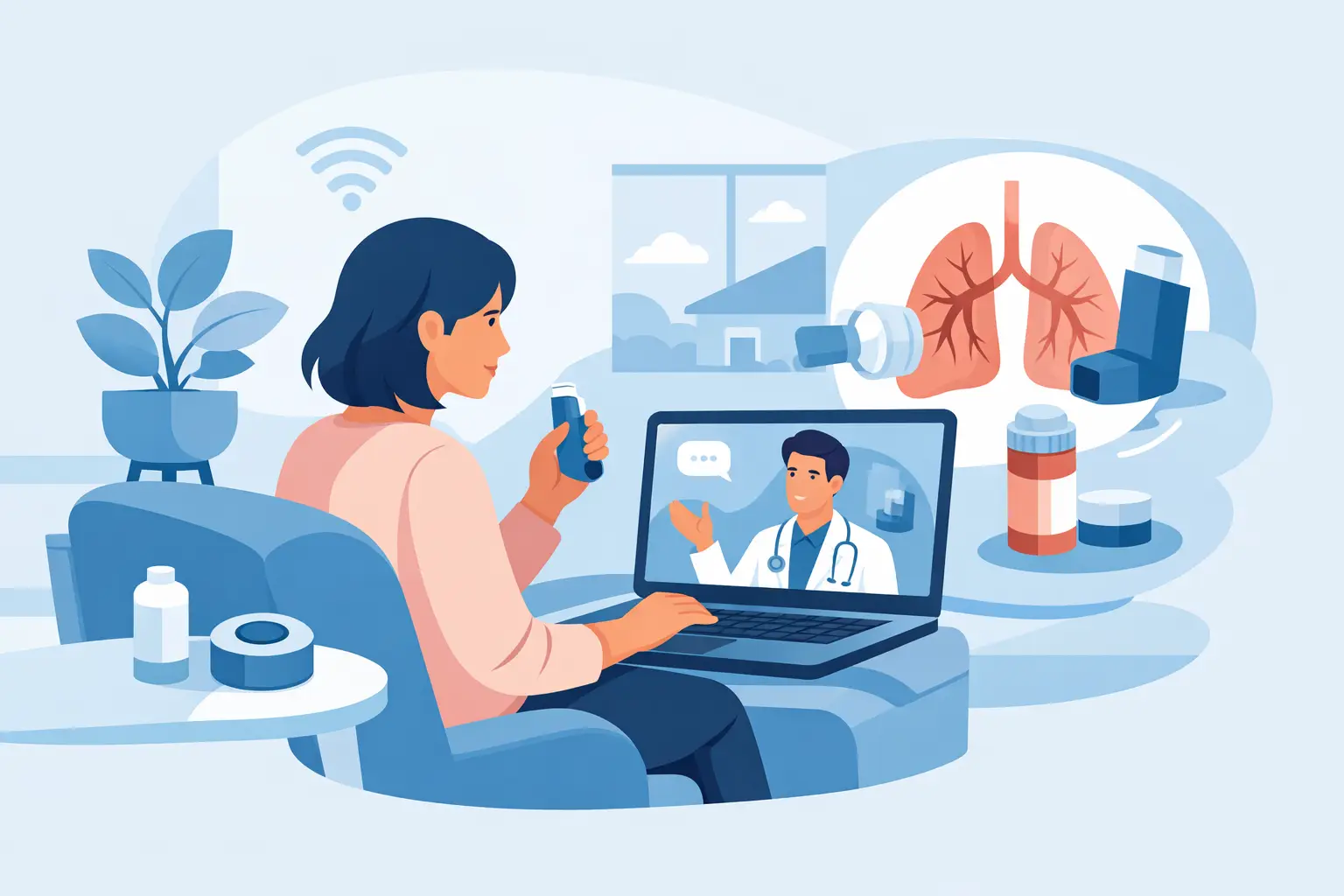 Online Asthma Specialist Consultation From Home
