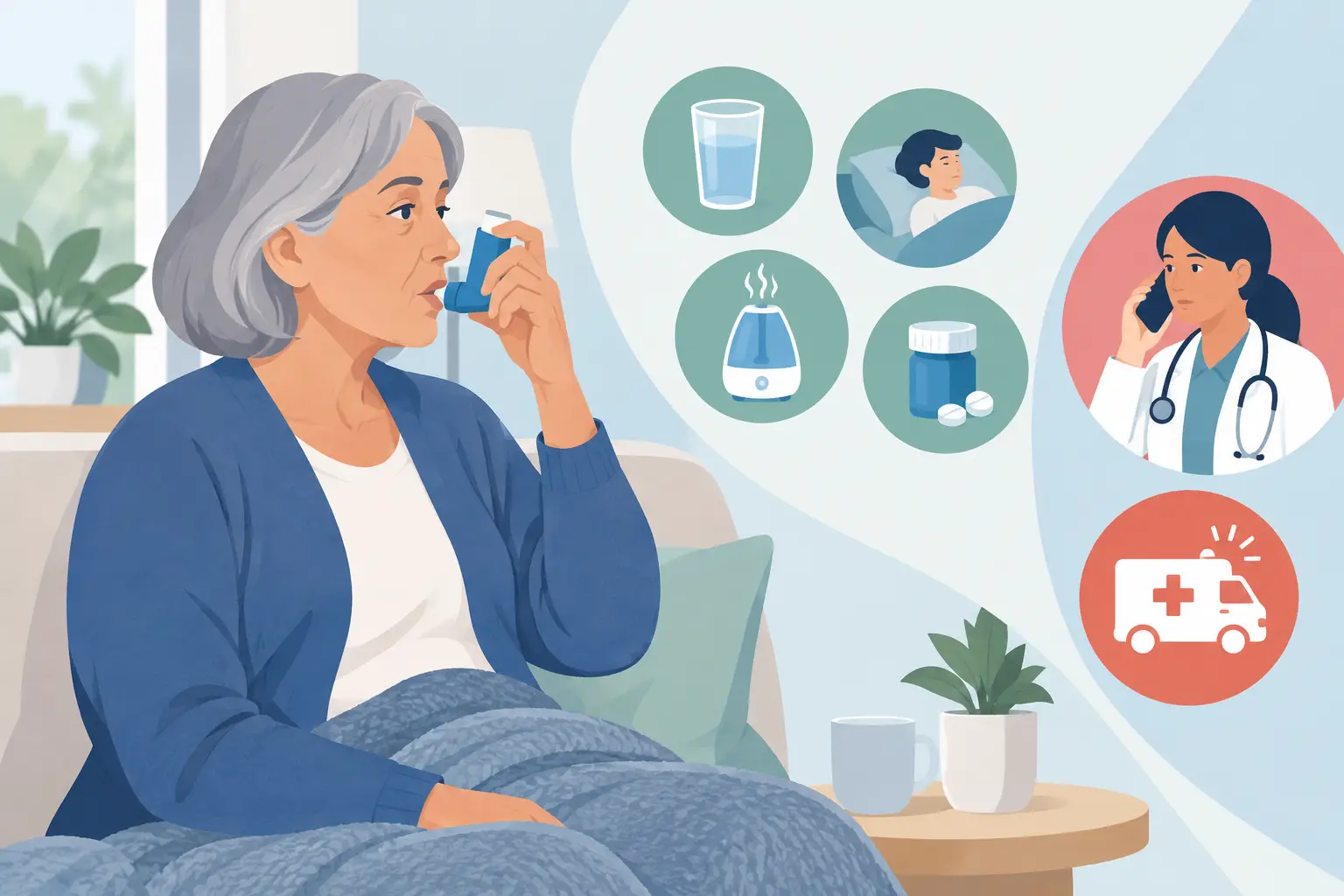 How to Manage COPD Flareups at Home and When to Call